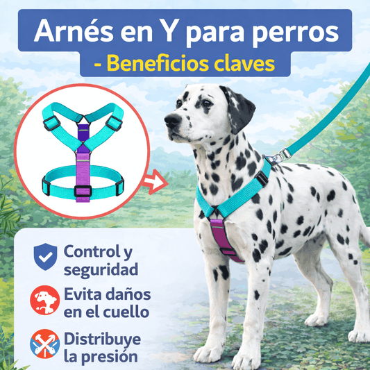 Arnés en Y para perros - Beneficios