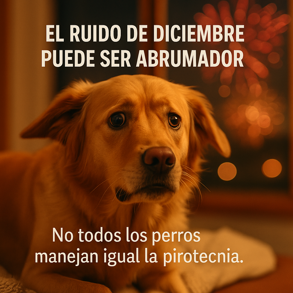 Pirotecnia y Mascotas: ¿Por Qué Diciembre es el Mes Más Traumático para tu Perro?