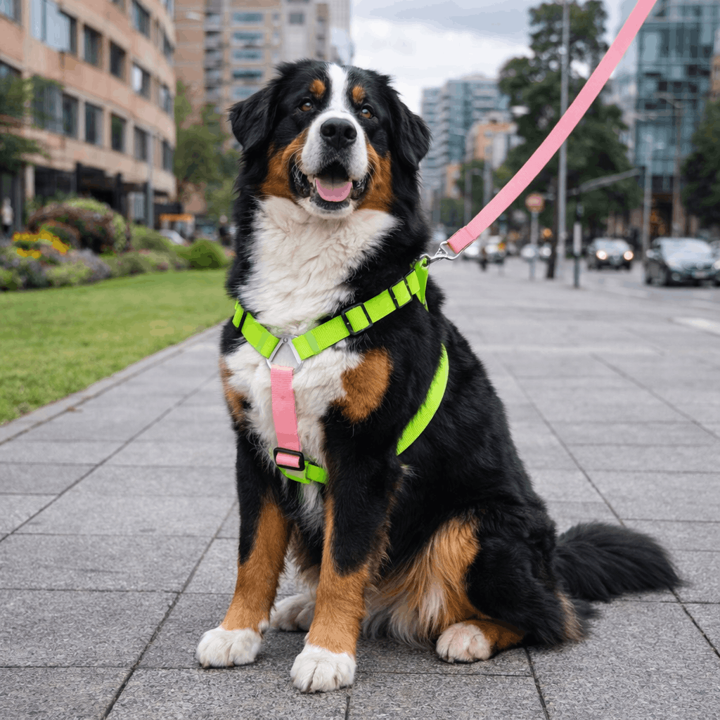 Pechera Antijalones en H para perros – Rastreo y comodidad