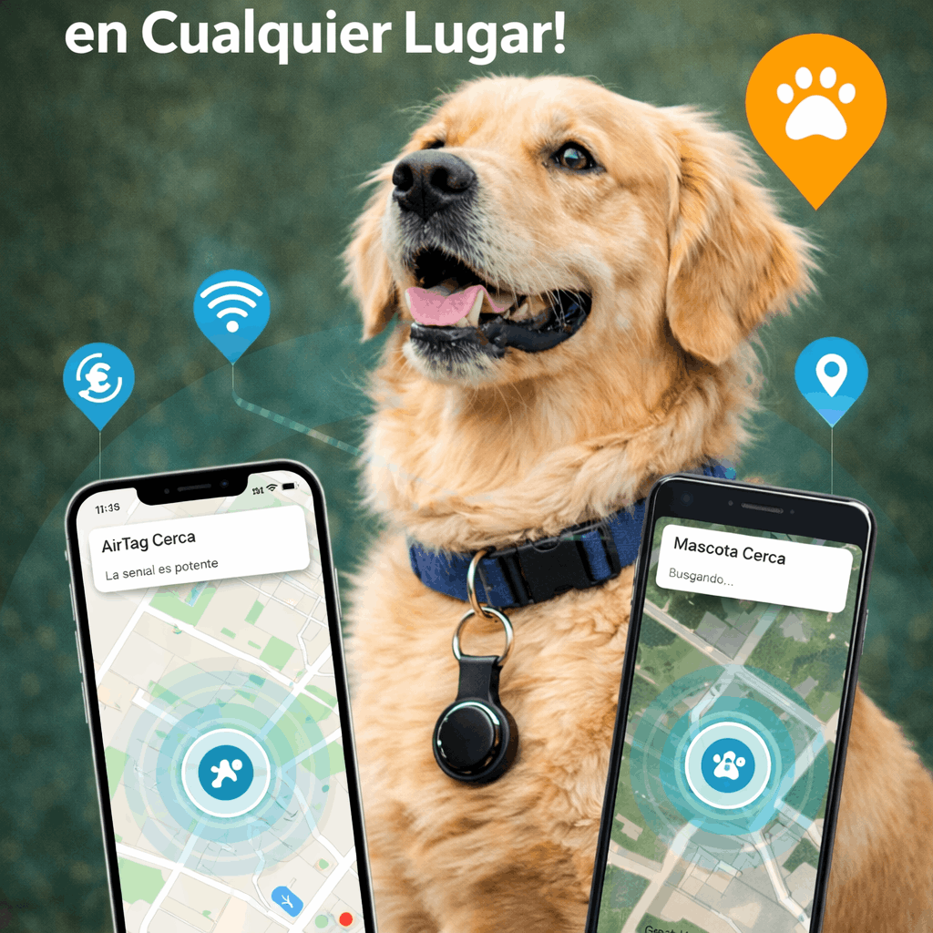 Localizador para perros – Seguridad y rastreo